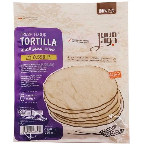 Joud Fresh Flour Tortilla Bread 6Pcs 265g