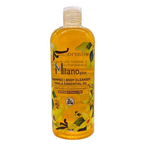 Milano Plus Body Wash Vanilla Essential Oil 750ml