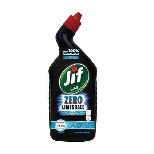 Jif Antibacterial Toilet Cleaner Zero Limescale Ocean Power 750ml 
