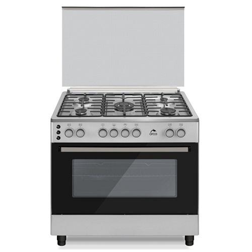 Orca Gas Cooker 5 Burners 60x90cm Silver Model No.OR-9060ODSMS