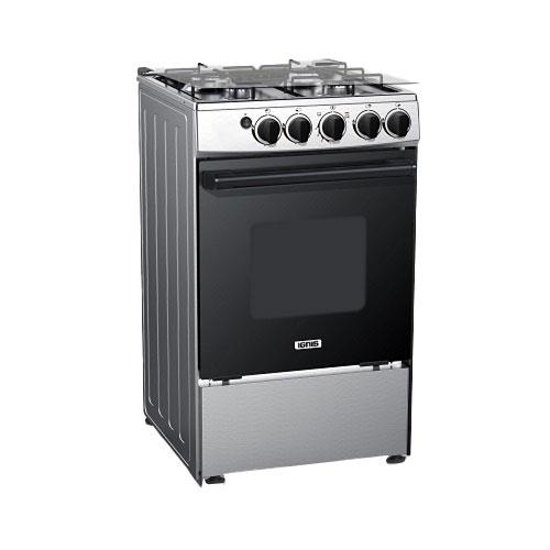 Ignis Gas Cooker 4 Burners 50×55cm Silver Model No.ACM5055NS