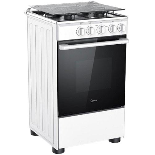 ميديا طباخ غاز 4 شعلة 50×55سم ابيض موديل رقم.BME50057-W