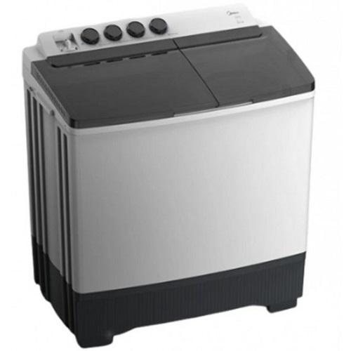 ميديا غسالة ملابس حوضين 16كجم ابيض موديل رقم.MT100W160/W-GCC