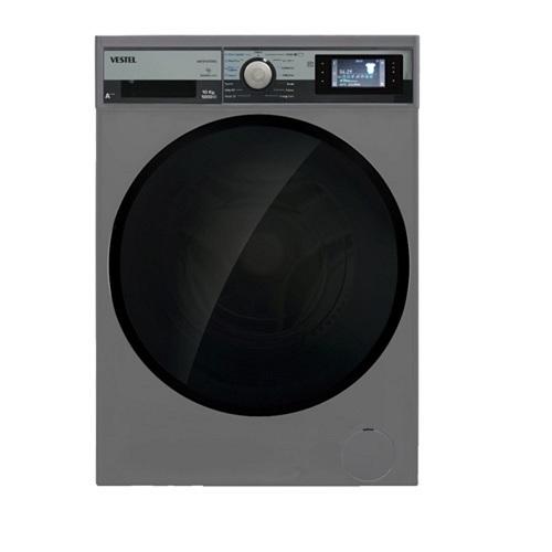Vestel Front Loading Washing Machine 10Kg Silver Model No.WB1012TDXCL