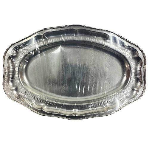 Right Source Aluminum Oval Tray Large 3Pcs
