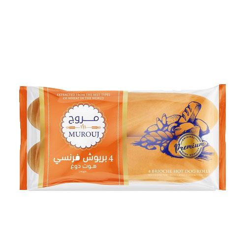 Murouj French Brioche Hot Dog 4Pcs 240g