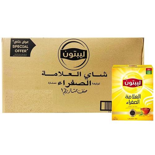ليبتون شاي العلامة الصفراء 400جم 24حبة 1كرتون