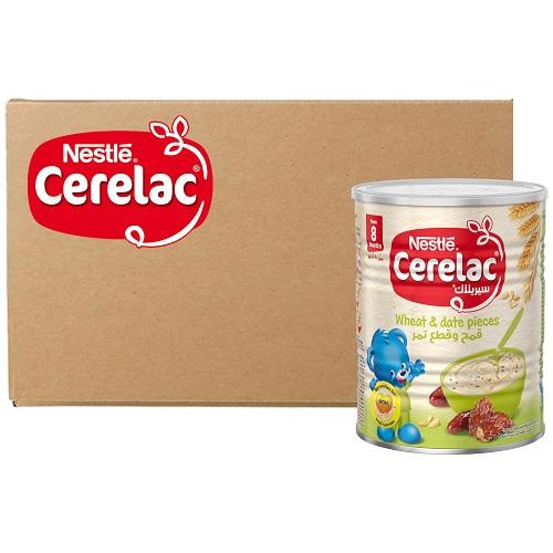 Nestle Cerelac White & Dates Pieces From 8Months 400g 24Pcs 1Carton