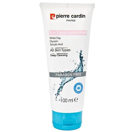 Pierre Cardin 3in1 Washing Scrub Mask for Deep Cleansing 100ml No.19500