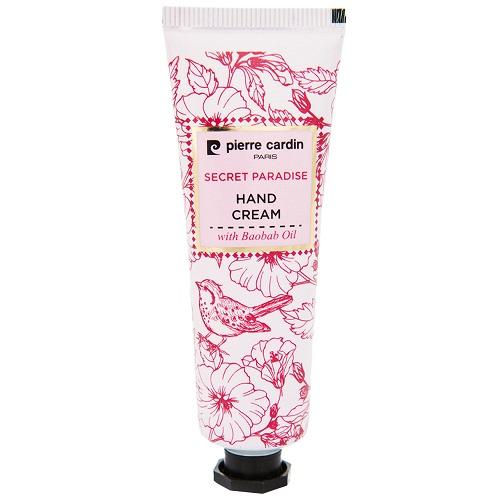 Pierre Cardin Secret Paradise Moisturizing Hand Cream with Baobab Oil and Vitamin E 30ml No.23702