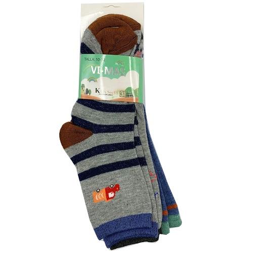 Socks Boys Different Colors 3Pcs From10 To12 