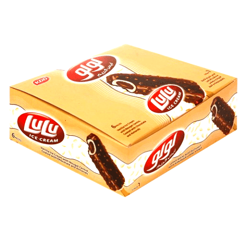 KDD Lulu Vanilla Ice Cream 72.5ml 6Pcs