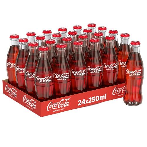 كوكاكولا مياه غازية 250مل 24حبة