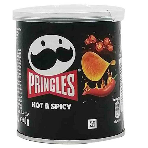 Pringles Potato Chips Hot and Spicy 40g