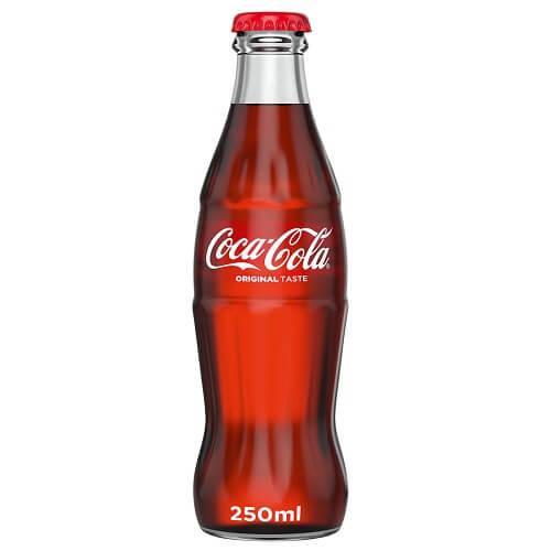 Coca Cola Soft Drink Bottle 250ml