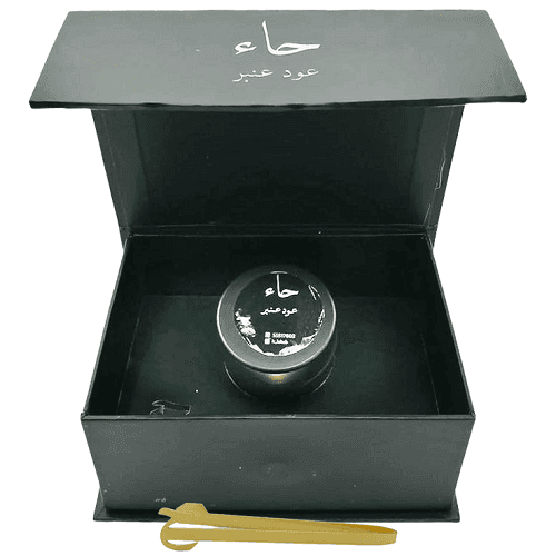 Haa Perfumes Amber Oud Engraved in The Shape of The letter Haa 50ml