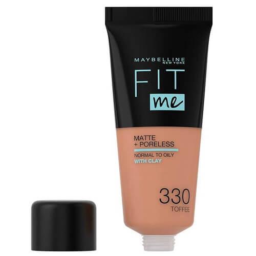 Maybelline Fit Me Foundation Matte and Poreless Toffee No.330