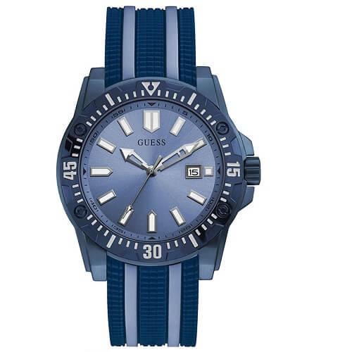 Guess Silicone Analog Quartz Watch Blue Model No.GW0055G2