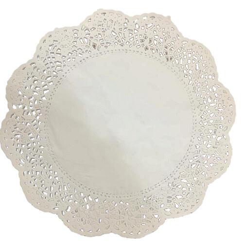 Al Jassar Lace Tablecloths Paper Round Shape 26cm No.212