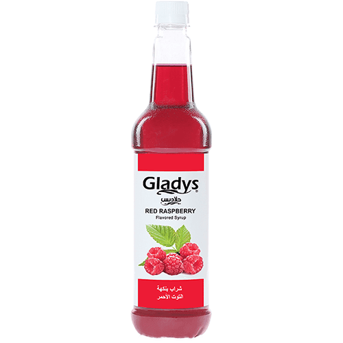 Gladys Red Raspberry Flavored Syrup 750ml