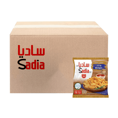 ساديا بطاطس ودجز 750جم 14حبة 1كرتون