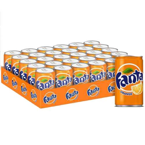 Fanta Soft Drink Orange Flavor 150ml 30Pcs