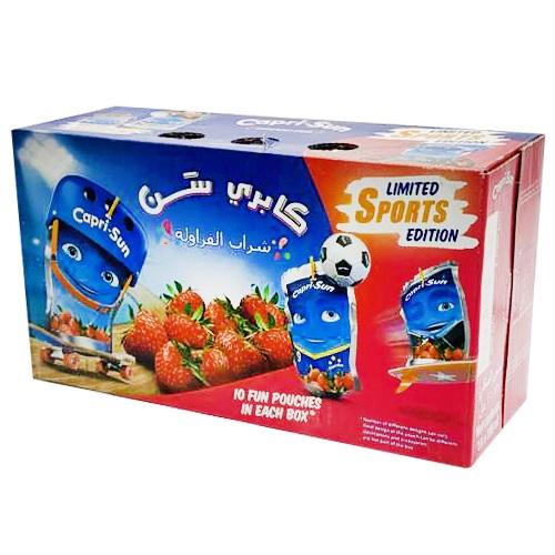 Capri Sun Strawberry Drink 200ml 10Pcs
