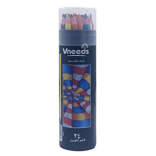 Vneeds Crayons 24Color No.19003