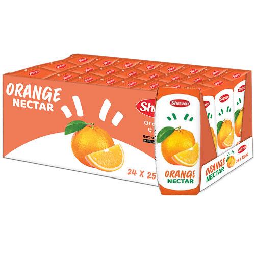 Shereen Orange Nectar Juice 250ml 24Pcs