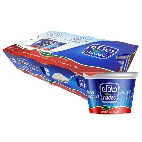 Nadec Fresh Yogurt Low Fat 170g 6Pcs