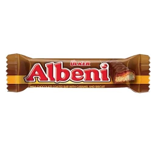 Ulker Albeni Caramel Biscuits Covered With Milk Chocolate 31g