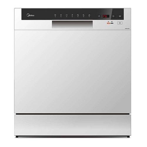 ميديا غسالة اطباق 7برامج 8اعداد ابيض موديل رقم.WQP8-3802F-S