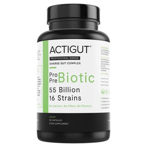 Actihealth Actigut Proprebiotic for Bloating and Constipation 30Capsules
