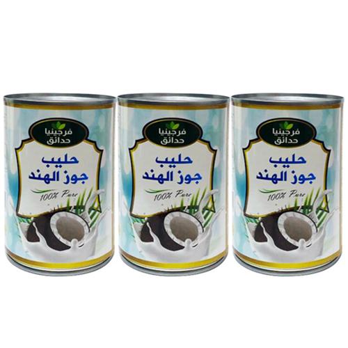 Virginia Garden Coconut Milk 400ml 3Pcs
