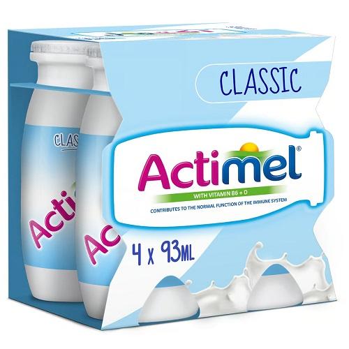 Actimel Classic Plain Yogurt Drink 93ml 4Pcs