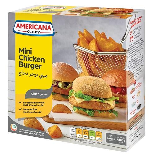 Americana Mini Chicken Burger 13Pcs 400g