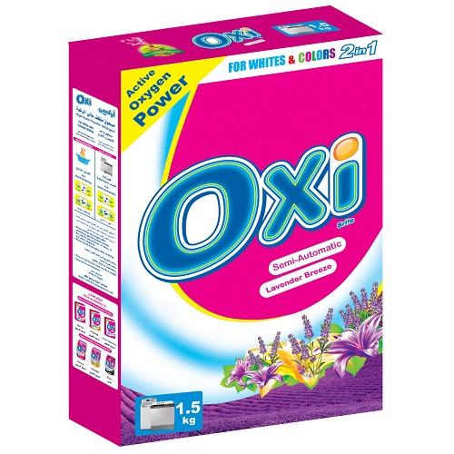Oxi Laundry Detergent Lavender Breeze Scent for Semi Automatic Washing Machines 1.5Kg