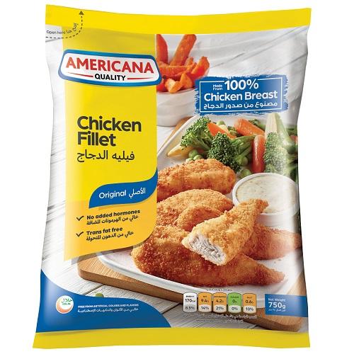 Americana Chicken Fillets 750g