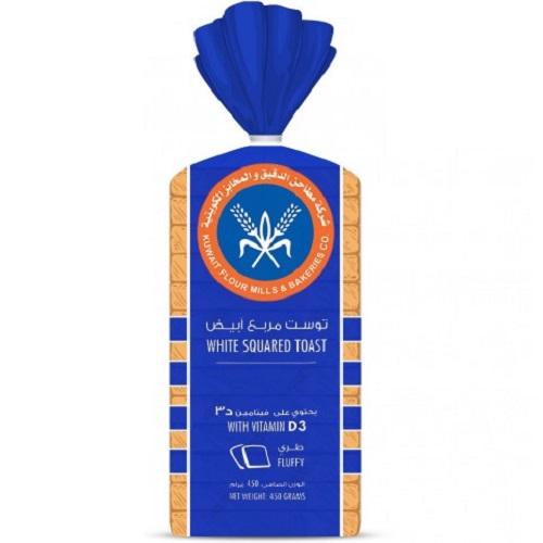 KFMBC White Square Toast Bread Enriched with Vitamin D3 450g