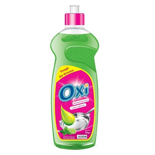 Oxi Dish Washing Liquid Lemon Mint 600g