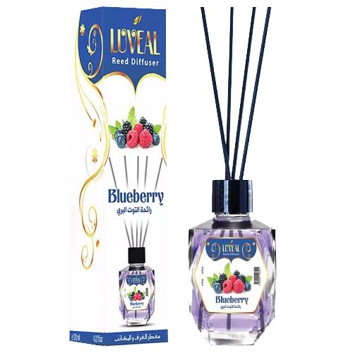 Luveal Blueberry Reed Scented Diffuser 120ml