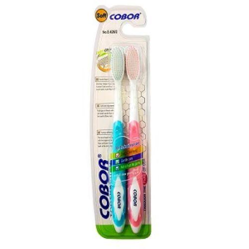 Cobor Deep Clean Soft Toothbrush 2Pcs