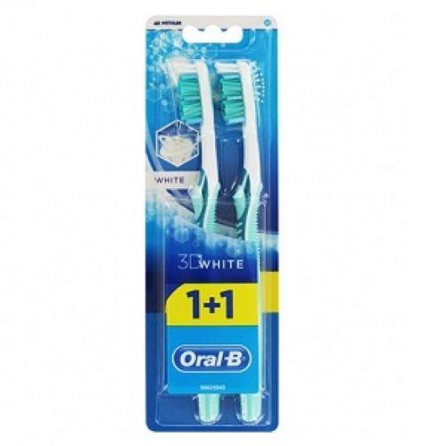 Oral B 3D White Tooth Brush 1Pcs+1 Free