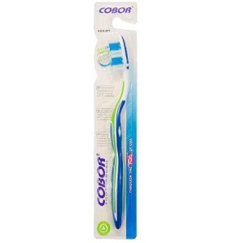 Cobor Deep Clean Soft Blue Green Toothbrush