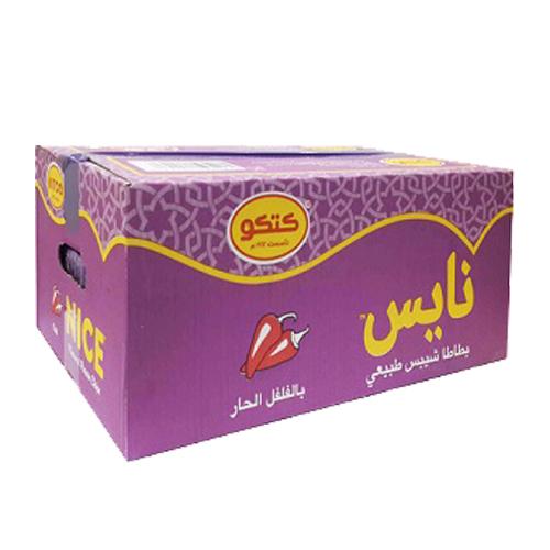 كتكو نايس شيبس بالفلفل الحار 22جم 20حبة