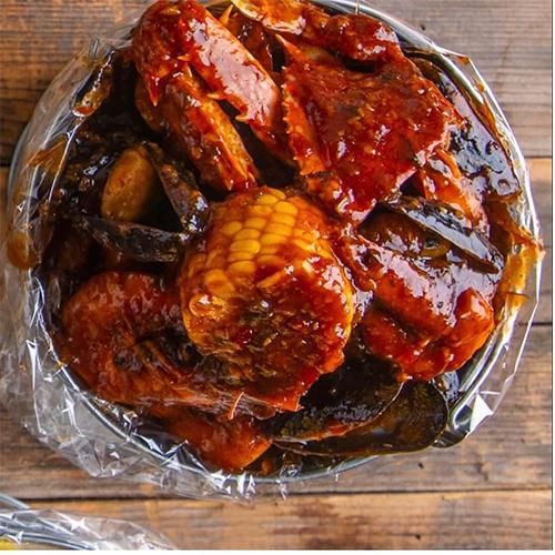 سطل قباقب مع صوص احمر