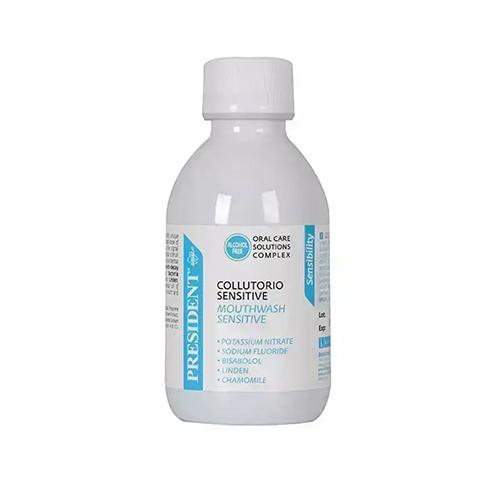 President Sensibility Mouthwash Used to Soothe and Protect Sensitive Teeth and Gums 200ml
