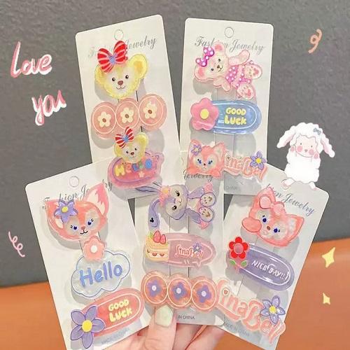 Animated Character Hair Clips