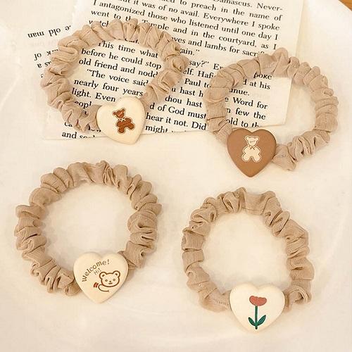 Heart beat Hair Ties