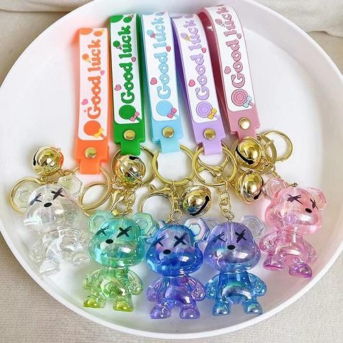 Bear Craze Acrylic Charm Keychain